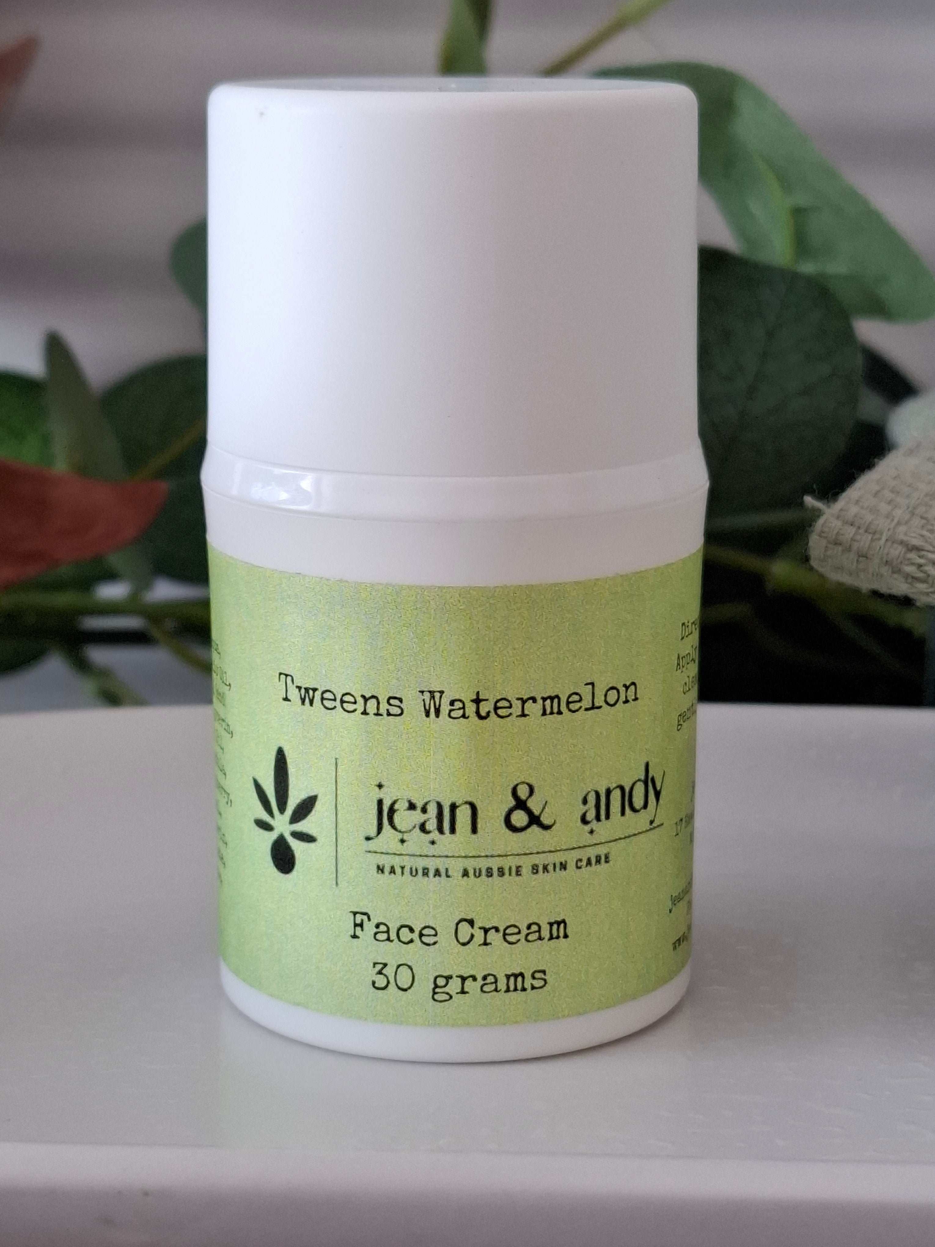 Tweens Face Lotion with Watermelon & Raspberry Seed